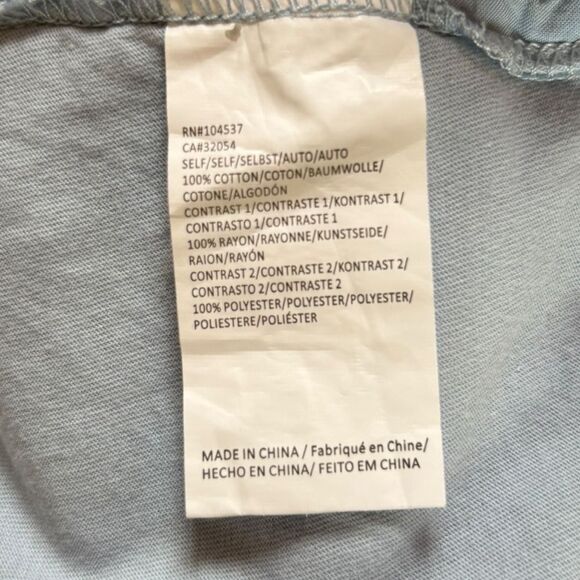 Anthropologie Tiny Daphne Lace Tank Blue Flutter Strap Womens Size Medium - Picture 10 of 12